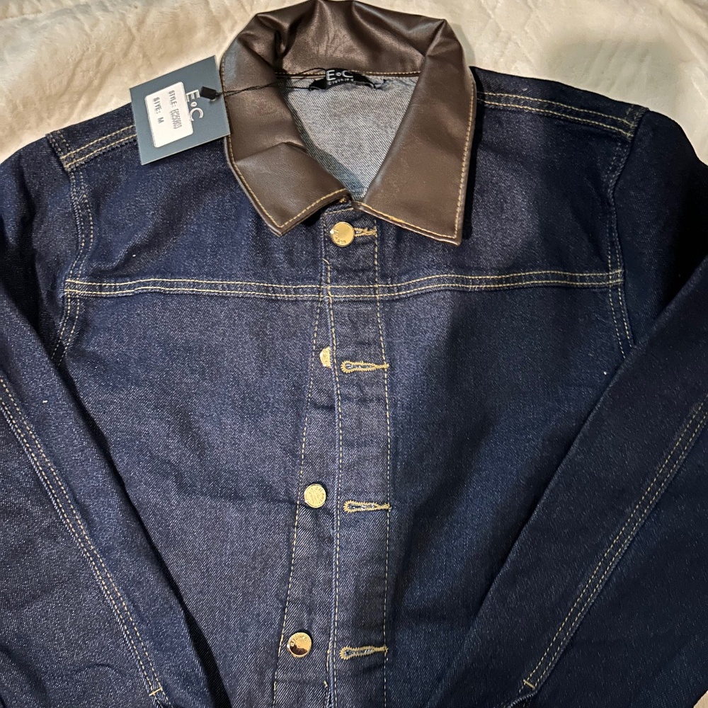 Women denim jacket and pants
